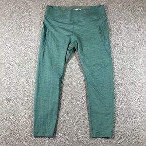 Outdoor Voices‎ Heather Green Leggings Athletic Pants Womens Size XL